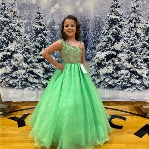 Green Pageant Dress